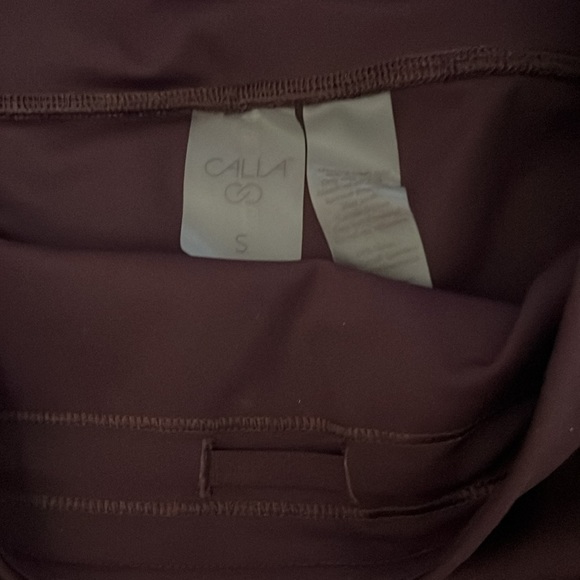 CALIA powermove 7/8 pocket leggings - Wine - Picture 4 of 4